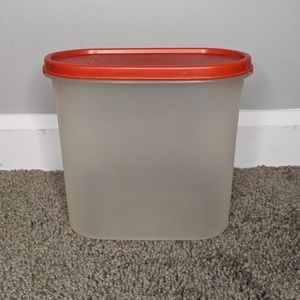 Vintage Tupperware 1.7 Litres Clear Oval Container